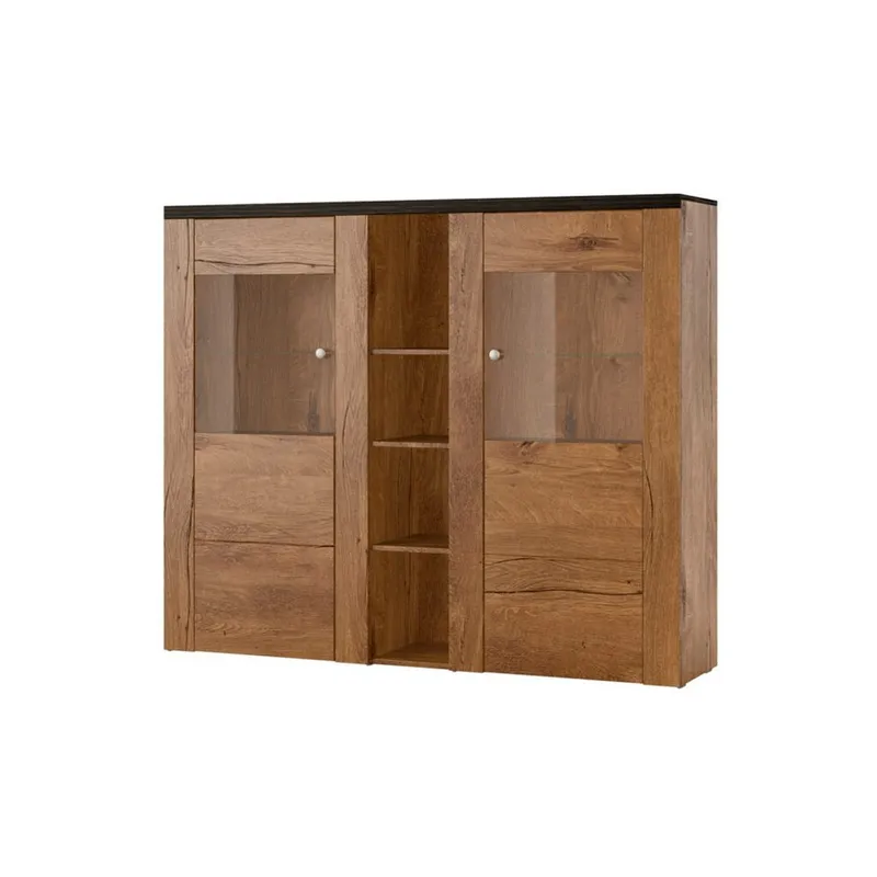 Vitrinskåp Larona 2 dörrar, Lefkas ek