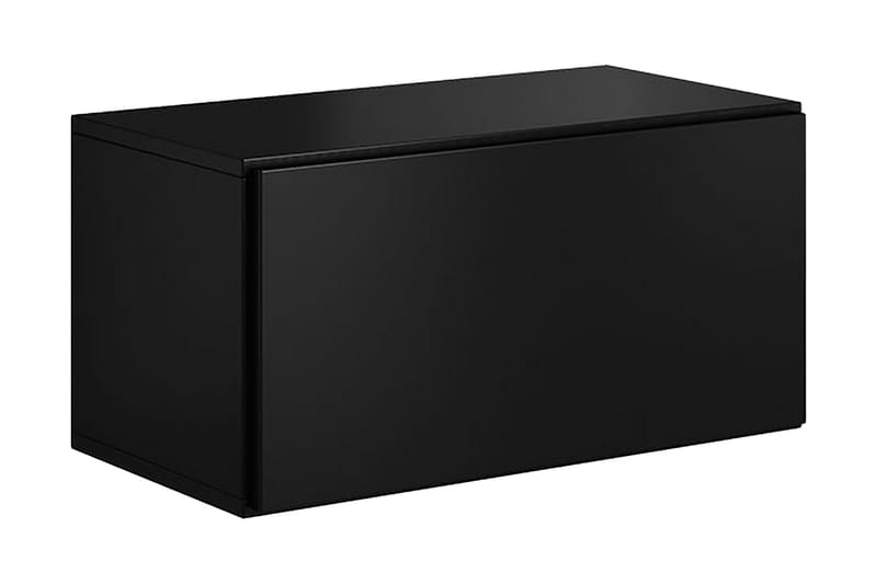 Roco Vitrinskåp 37,5x39x75 cm - Svart/Svart - Förvaring - Skåp - Vitrinskåp