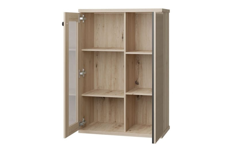 Rosehall Vitrinskåp 132 cm Black - Förvaring - Skåp - Vitrinskåp