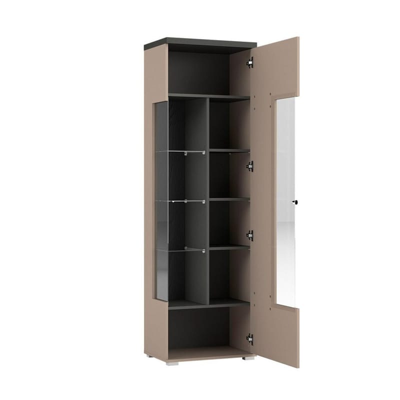 Vitrinskåp Serio 1 Dörr Vänster/Höger - Förvaring - Skåp - Vitrinskåp