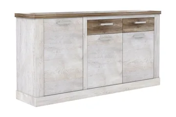 Talebi Låg Skänk 41 cm djup 172 cm bred 90 cm hög Trä - Brun/Vit - Förvaring - Förvaringsmöbler - Skänkar & sideboards