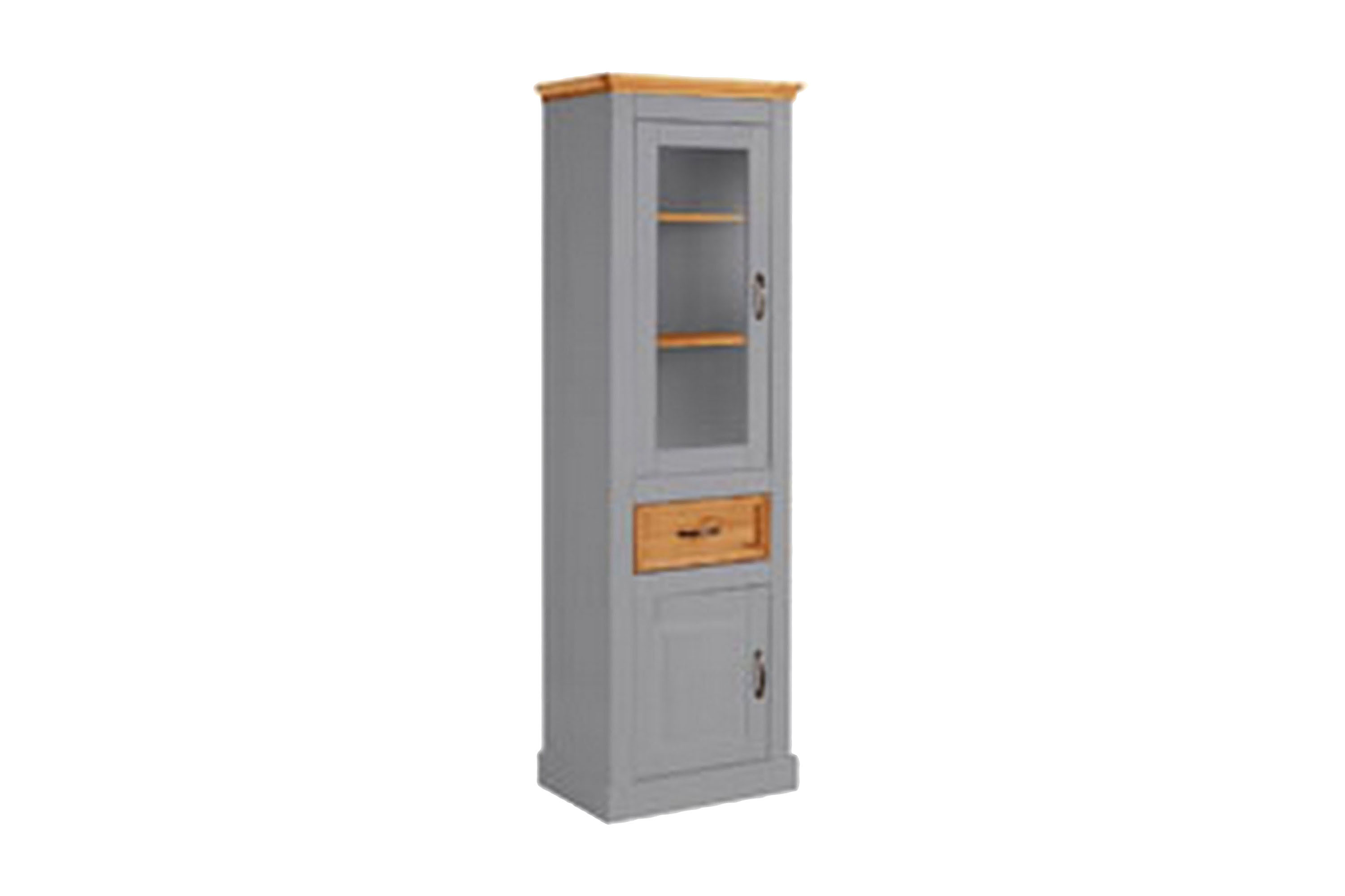 tamia vitrinskåp 55 grå -