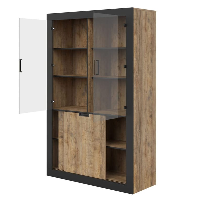 Vitrinskåp Tudor 4 dörrar - Förvaring - Skåp - Vitrinskåp