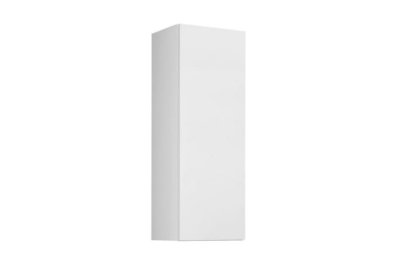 WILBER Vitrinskåp 35 cm - Vit/Vit Högglans - Förvaring - Skåp - Vitrinskåp