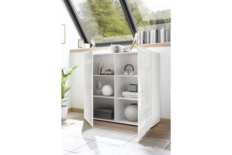 WALENS Highboard 121 Vit - Förvaring - Skåp