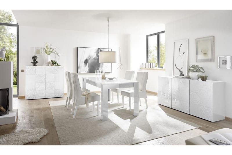WALENS Highboard 121 Vit - Förvaring - Skåp
