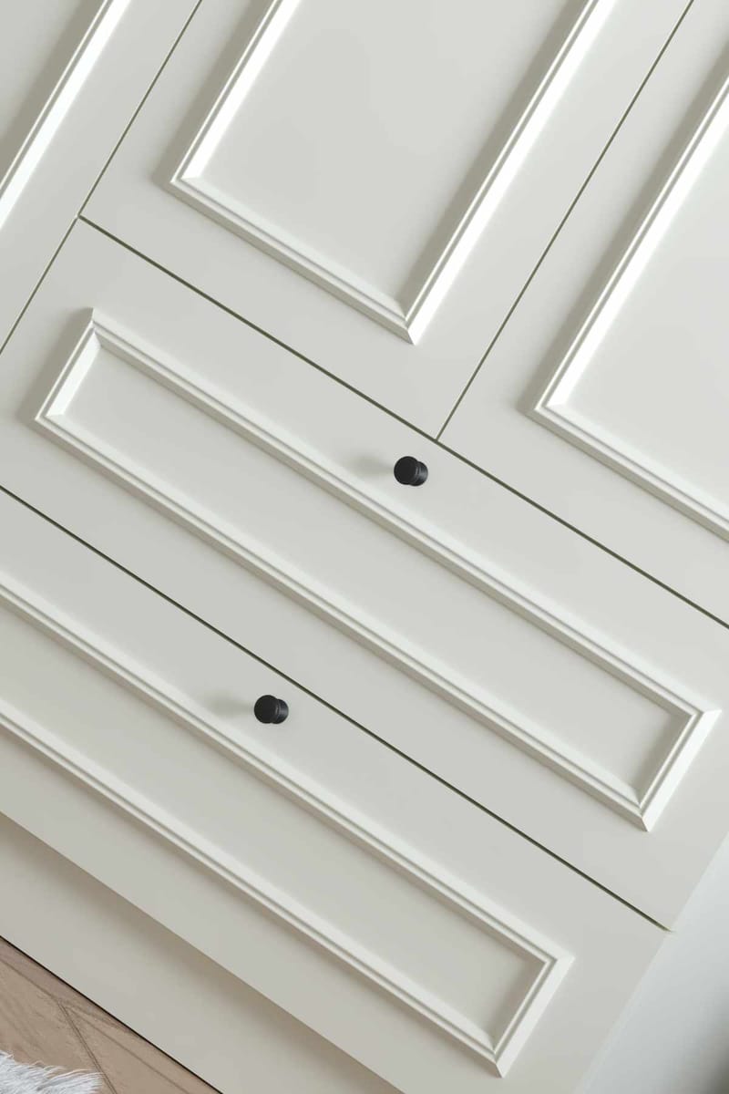 Wonthaggi Garderob 209x210 cm - Vit - Förvaring - Skåp - Garderobsskåp