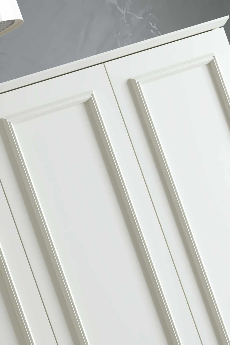 Wonthaggi Garderob 209x210 cm - Vit - Förvaring - Skåp - Garderobsskåp