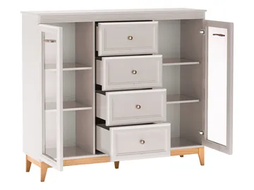 Zeylor Vitrinskåp 142 cm - Förvaring - Skåp - Vitrinskåp
