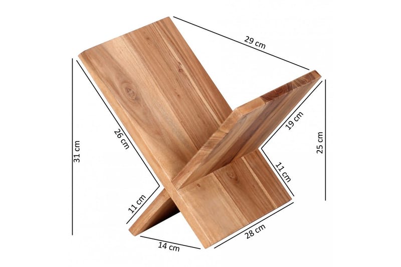 Degler Tidningsställ - Trä/natur - Förvaring - Småförvaring