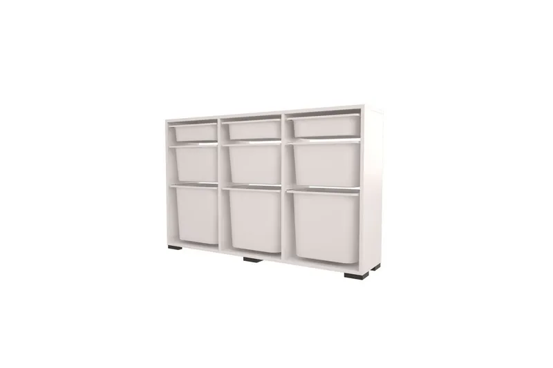 Flerfunktionsskåp Belna Vit - Vit - Förvaring - Småförvaring - Förvaringslådor