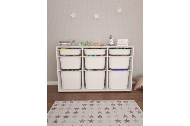 Flerfunktionsskåp Belna Vit - Vit - Förvaring - Småförvaring - Förvaringslådor