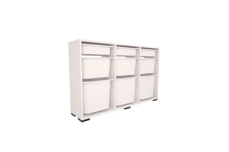 Flerfunktionsskåp Belna Vit - Vit - Förvaring - Småförvaring - Förvaringslådor