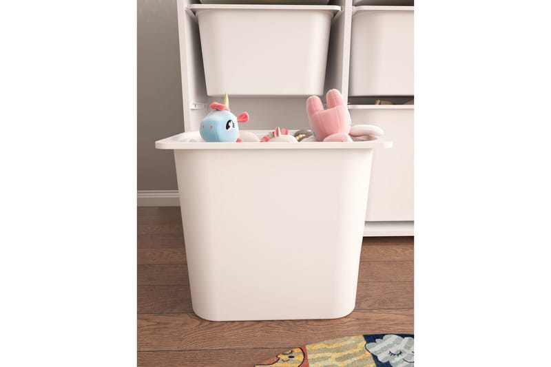 Flerfunktionsskåp Carla Vit - Vit - Förvaring - Småförvaring - Förvaringslådor