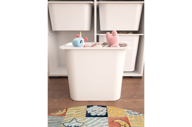 Flerfunktionsskåp Carla Vit - Vit - Förvaring - Småförvaring - Förvaringslådor