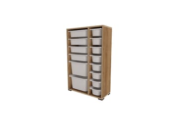 Flerfunktionsskåp Ravielwich (69,5 x 109 x 30 cm) Ek / Vit