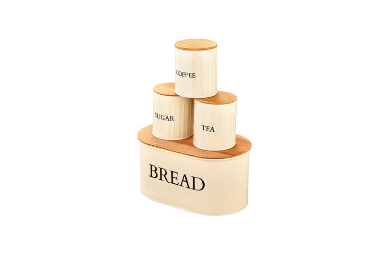 Elven Förvaringsask 15 cm 4-pack - Cremevit - Förvaring - Småförvaring - Förvaringsburk & askar - Förvaringsaskar