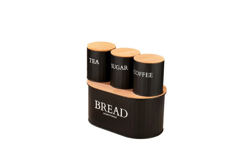 Elven Förvaringsask 15 cm 4-pack - Svart - Förvaring - Småförvaring - Förvaringsburk & askar - Förvaringsaskar