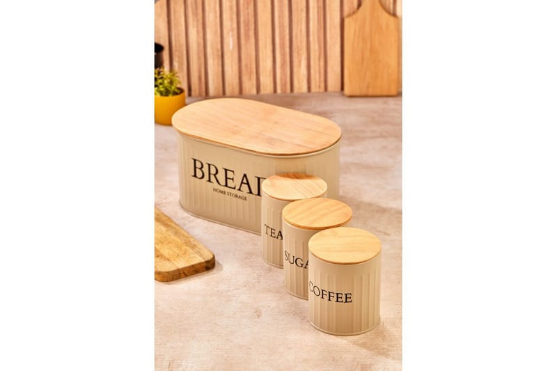 Förvaringslådesats (4 delar) Selinbridge Brun - Brun - Förvaring - Småförvaring - Förvaringsburk & askar - Förvaringsaskar