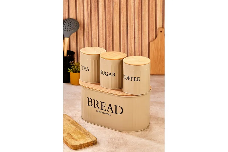 Förvaringslådesats (4 delar) Selinbridge Brun - Brun - Förvaring - Småförvaring - Förvaringsburk & askar - Förvaringsaskar