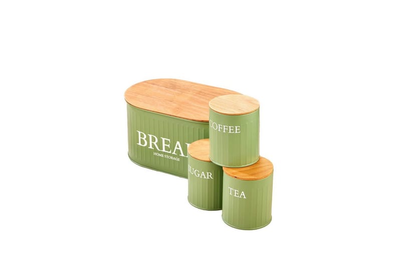 Förvaringslådesats (4 delar) Selinbridge Grön - Grön - Förvaring - Småförvaring - Förvaringsburk & askar - Förvaringsaskar