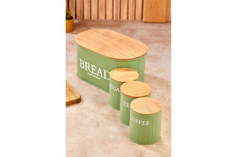 Förvaringslådesats (4 delar) Selinbridge Grön - Grön - Förvaring - Småförvaring - Förvaringsburk & askar - Förvaringsaskar