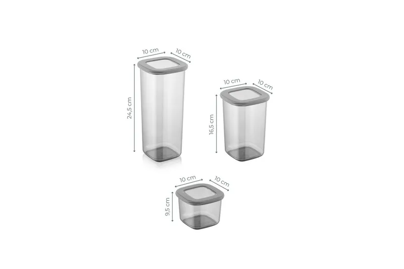 Kazuyasu Förvaringsburk - Antracit - Kök & hushåll - Matlagning & bakning - Köksredskap & kökstillbehör - Flaskor & burkar