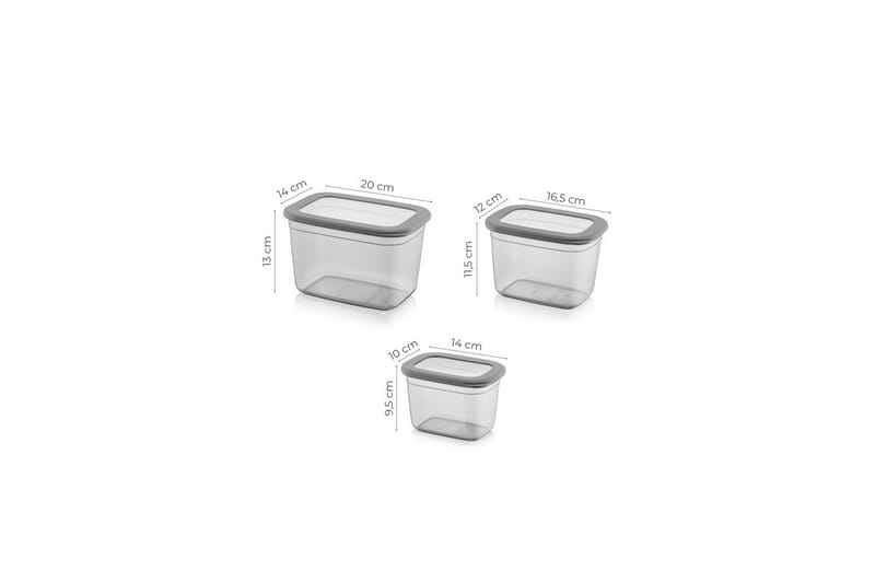 Kiyoaki Förvaringsburk Antracit - Kök & hushåll - Matlagning & bakning - Köksredskap & kökstillbehör - Flaskor & burkar