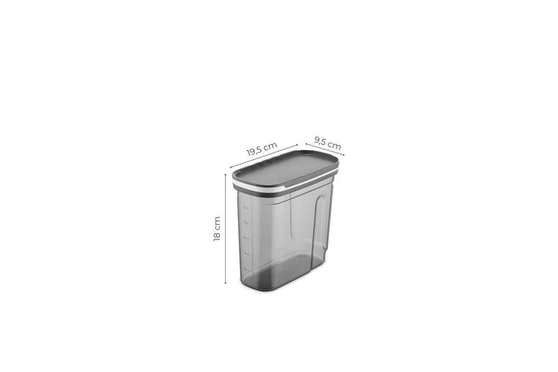 Kiyoaki Förvaringsburk Antracit - Småförvaring - Flaskor & burkar