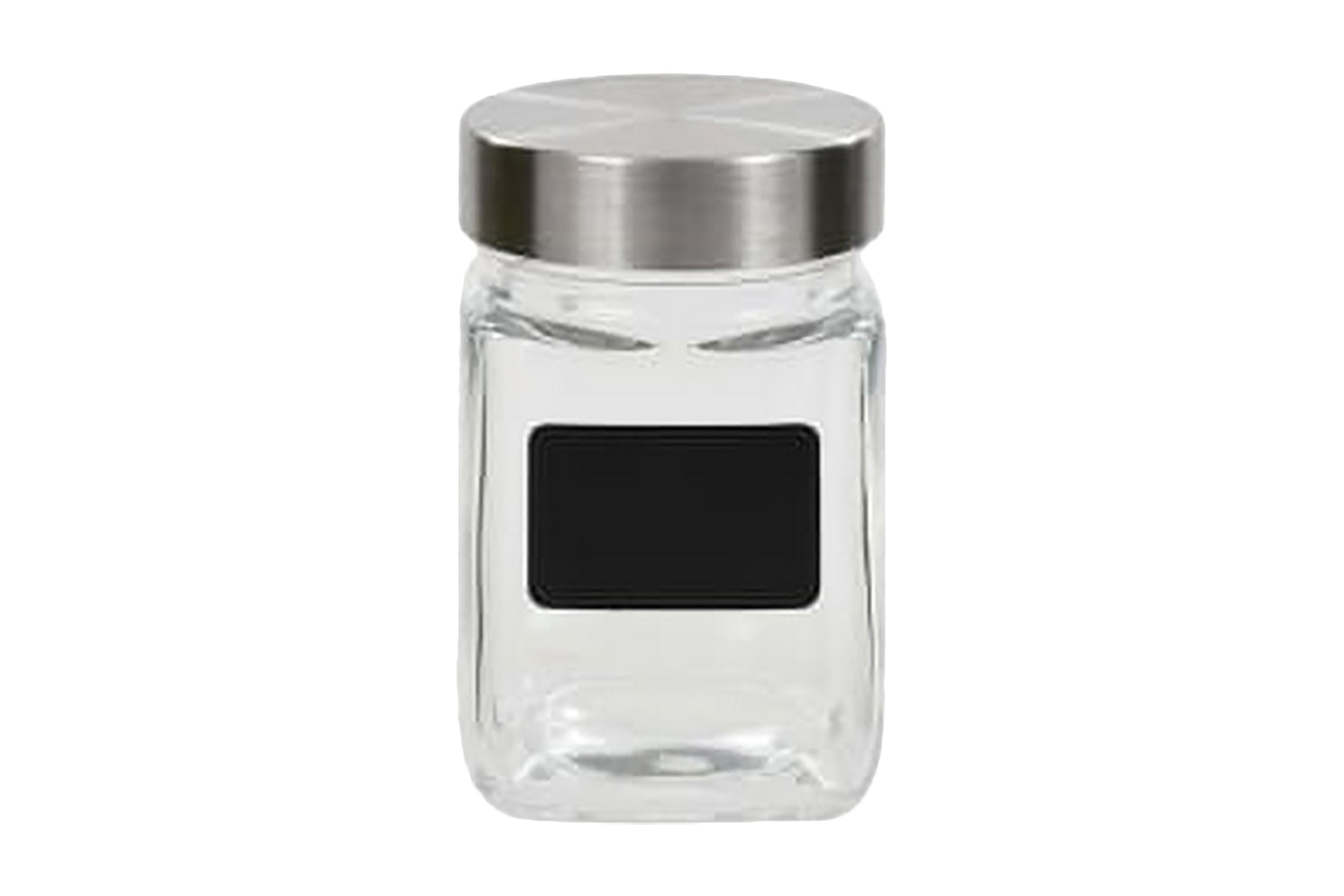 Förvaringsburkar i glas med etiketter 24 st 300 ml – Transparent