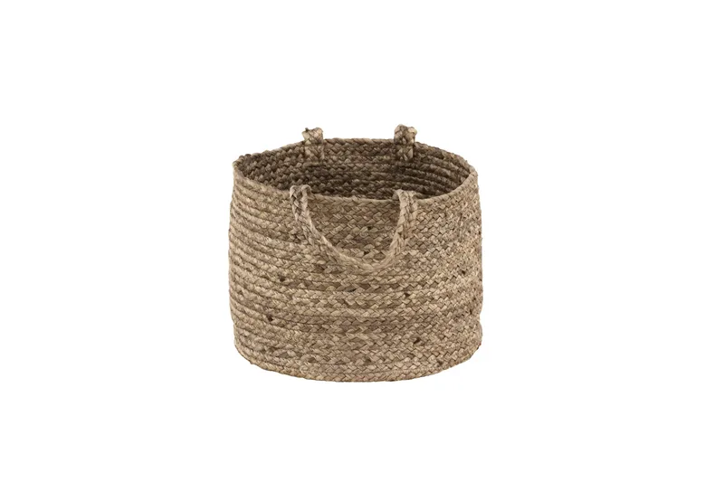 Bhopal Korg Rund - Svart - Förvaring - Småförvaring - Förvaringskorg - Flätad korg & rottingkorg