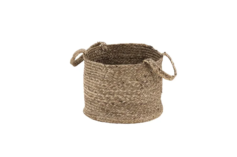 Bhopal Korg Rund - Svart - Förvaring - Småförvaring - Förvaringskorg - Flätad korg & rottingkorg