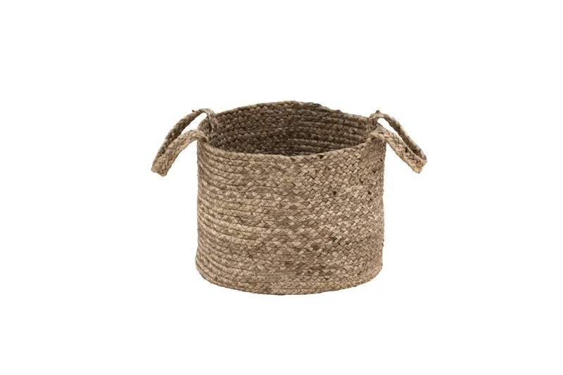 Bhopal Korg Rund - Svart - Förvaring - Småförvaring - Förvaringskorg - Flätad korg & rottingkorg