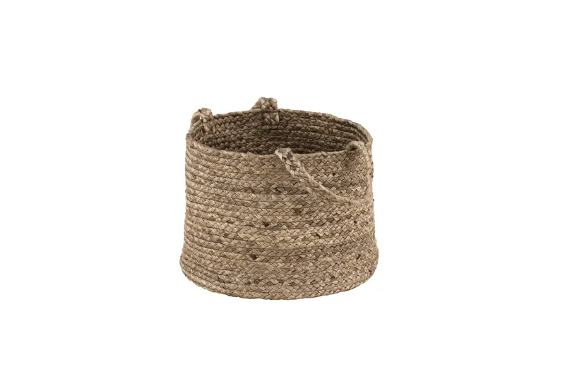 Bhopal Korg Rund - Svart - Förvaring - Småförvaring - Förvaringskorg - Flätad korg & rottingkorg