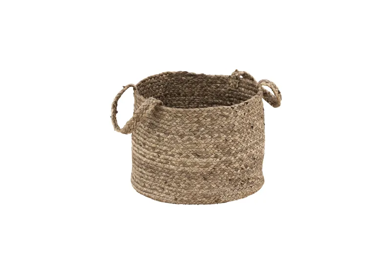 Bhopal Korg Rund - Svart - Förvaring - Småförvaring - Förvaringskorg - Flätad korg & rottingkorg