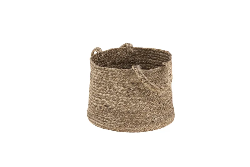 Bhopal Korg Rund - Svart - Förvaring - Småförvaring - Förvaringskorg - Flätad korg & rottingkorg