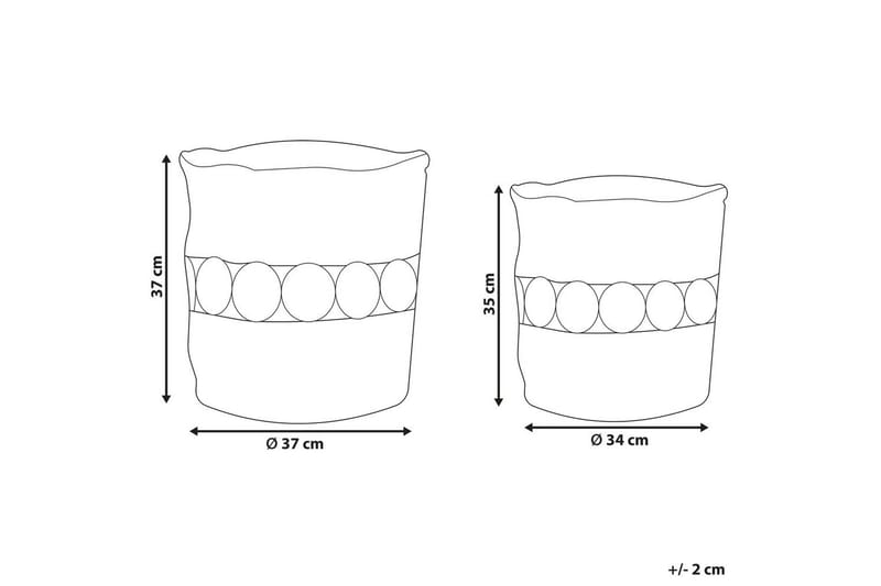 Korg Alang set om 2 - Förvaring - Småförvaring - Förvaringskorg - Flätad korg & rottingkorg