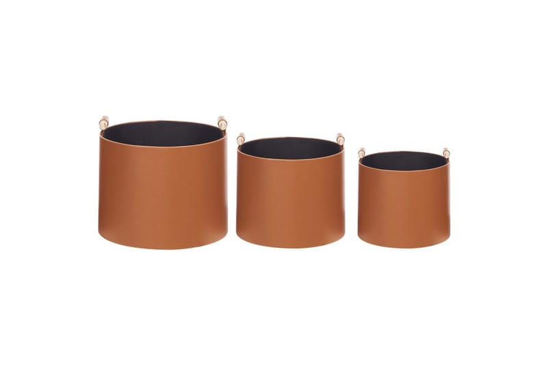 Korg Aram set om 3 Brun - Brun - Förvaring - Småförvaring - Förvaringskorg - Flätad korg & rottingkorg