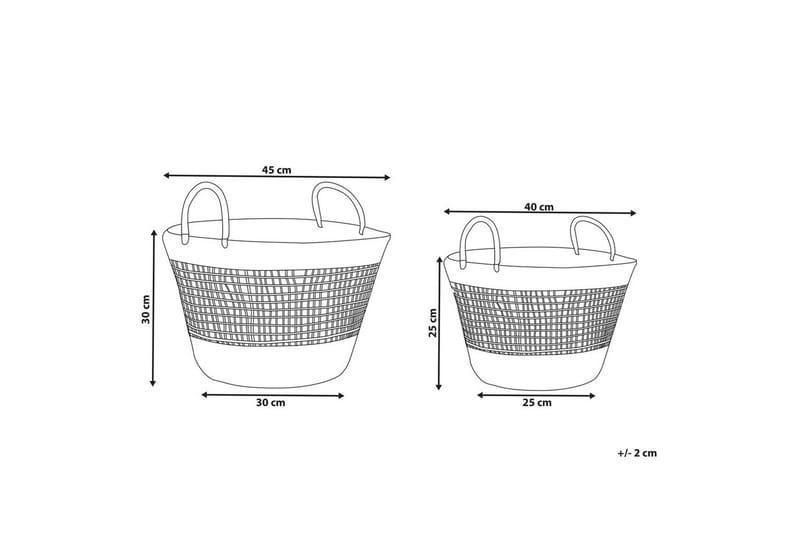Korg Arowana - Förvaring - Småförvaring - Förvaringskorg - Flätad korg & rottingkorg