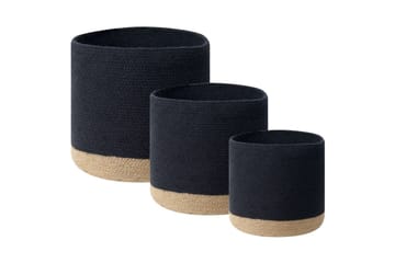 Korg Basima set om 3 Beige, svart