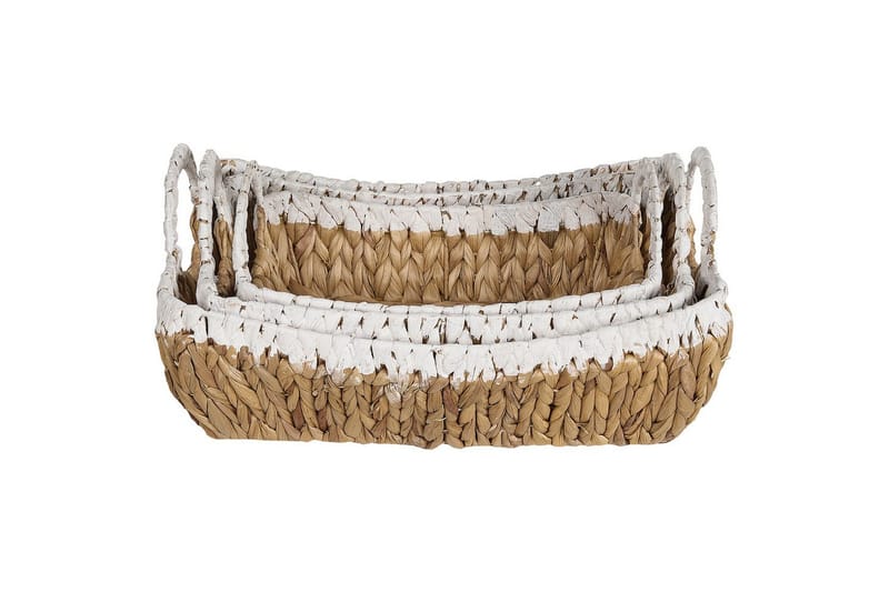 Korg Campha set om 3 - Förvaring - Småförvaring - Förvaringskorg - Flätad korg & rottingkorg