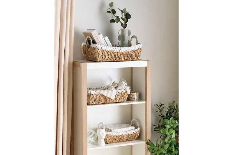 Korg Campha set om 3 - Förvaring - Småförvaring - Förvaringskorg - Flätad korg & rottingkorg