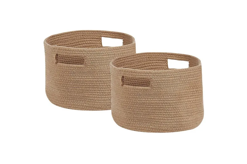 Korg Chiniot set om 2 Beige/naturlig, Beige/naturlig