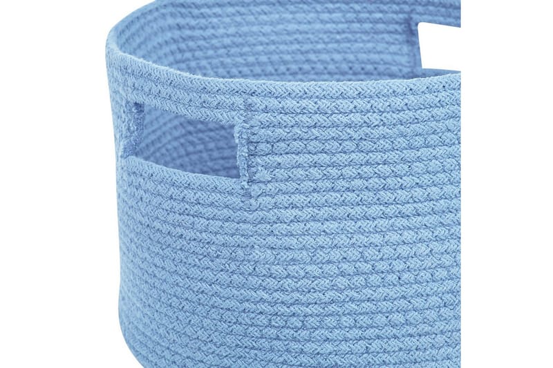 Korg Chiniot set om 2 Blå - Blå - Förvaring - Småförvaring - Förvaringskorg - Flätad korg & rottingkorg