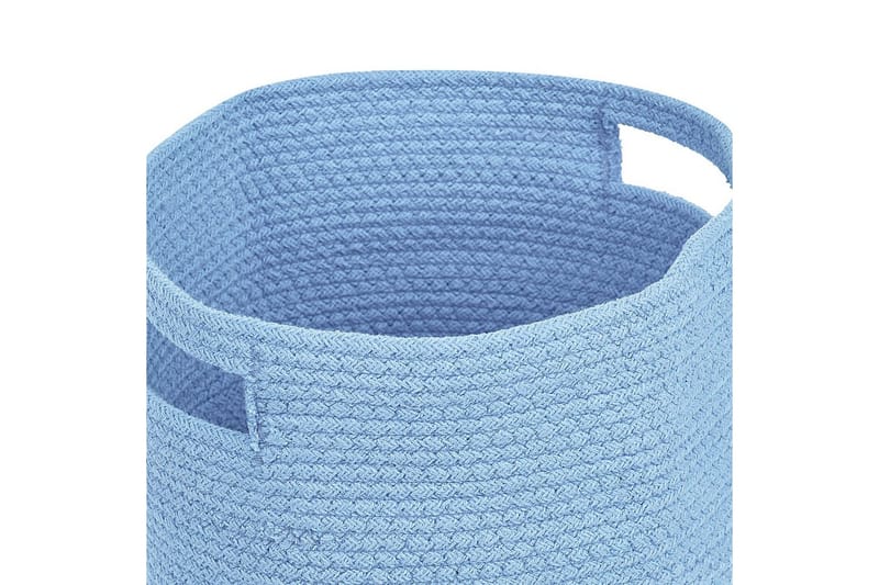 Korg Chiniot set om 2 Blå - Blå - Förvaring - Småförvaring - Förvaringskorg - Flätad korg & rottingkorg