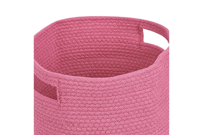 Korg Chiniot set om 2 Rosa - Rosa - Förvaring - Småförvaring - Förvaringskorg - Flätad korg & rottingkorg