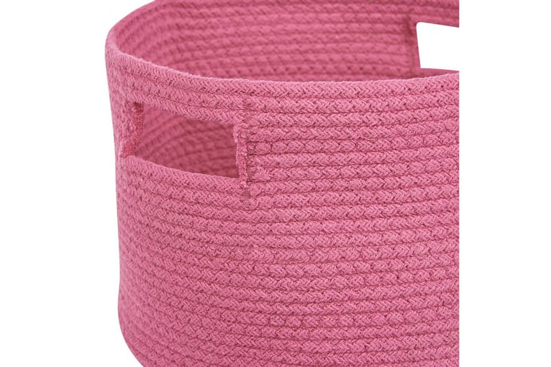 Korg Chiniot set om 2 Rosa - Rosa - Förvaring - Småförvaring - Förvaringskorg - Flätad korg & rottingkorg