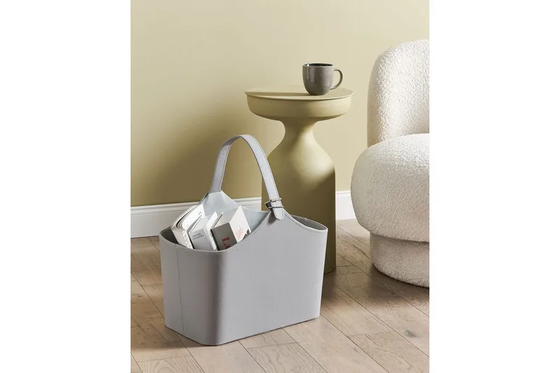 Korg Elam Grå - Grå - Förvaring - Småförvaring - Förvaringskorg - Flätad korg & rottingkorg