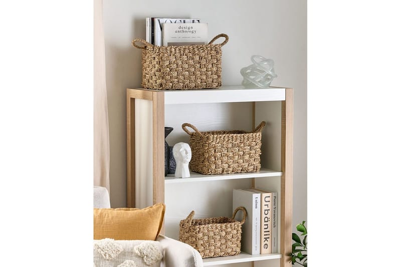 Korg Hoian set om 3 - Förvaring - Småförvaring - Förvaringskorg - Flätad korg & rottingkorg