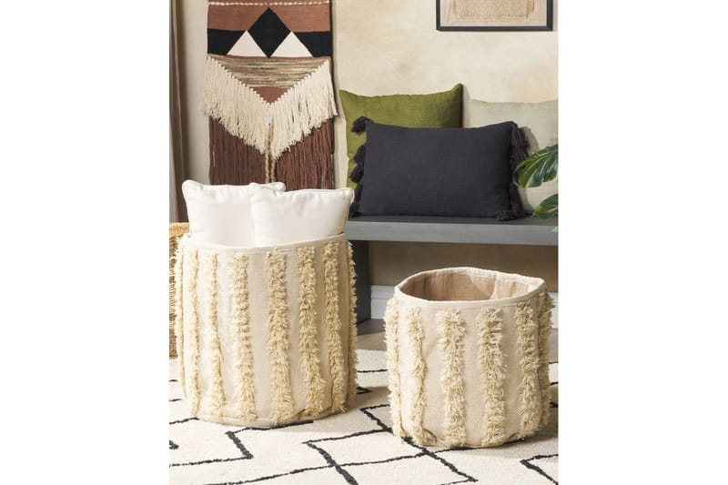 Korg Kakki set om 2 - Förvaring - Småförvaring - Förvaringskorg - Flätad korg & rottingkorg